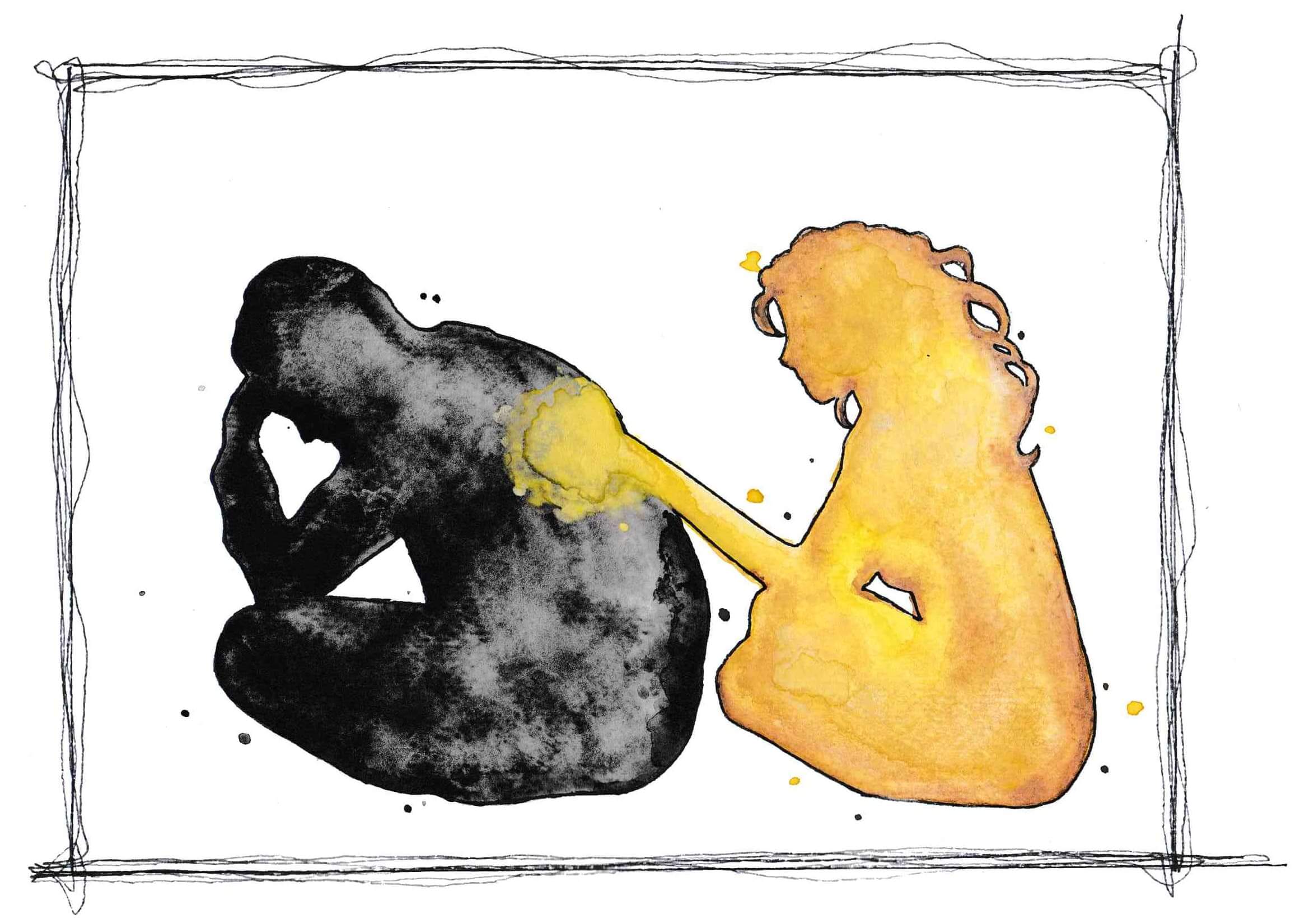 Per caso — o forse no — Roberto finisce tra persone sedute sull'erba che parlano di luce, e qualcosa si scioglie.